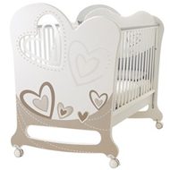 Patut Oblo My Love White Platinum cu functie de balansoar